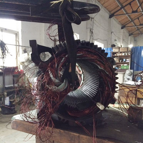 合肥電機維修時怎么處理集電環(huán)短路的故障？
